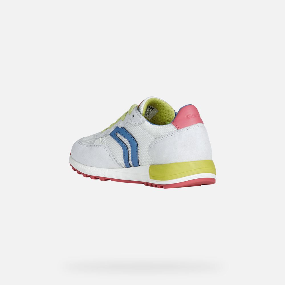 Geox Sneakers White Alben - Geox Girls Shoes - ITPSUY720